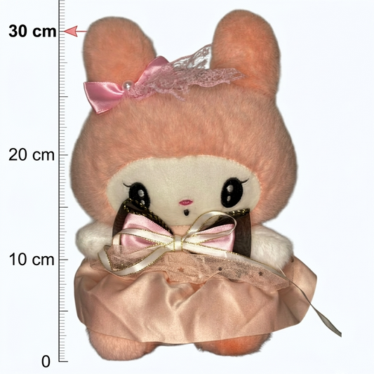 Queen Kuromi Plush Toy 30CM | Cute Cartoon Character Soft Toy | Kawaii Stuffed Doll