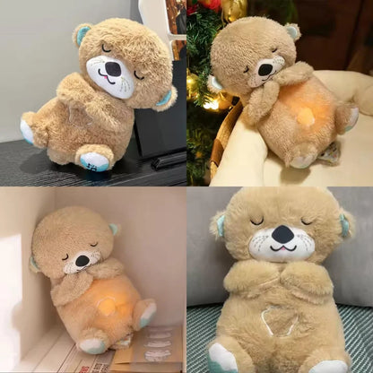Breathing Teddy Bear Plush Toy 30CM | Calming Sleep Soft Toy with Breathing Motion | Anti-Anxiety Comfort Teddy for Kids & Babies
