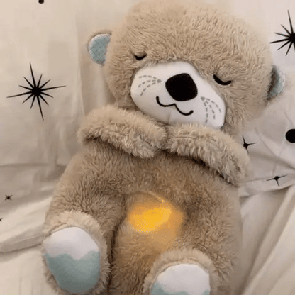 Breathing Teddy Bear Plush Toy 30CM | Calming Sleep Soft Toy with Breathing Motion | Anti-Anxiety Comfort Teddy for Kids & Babies