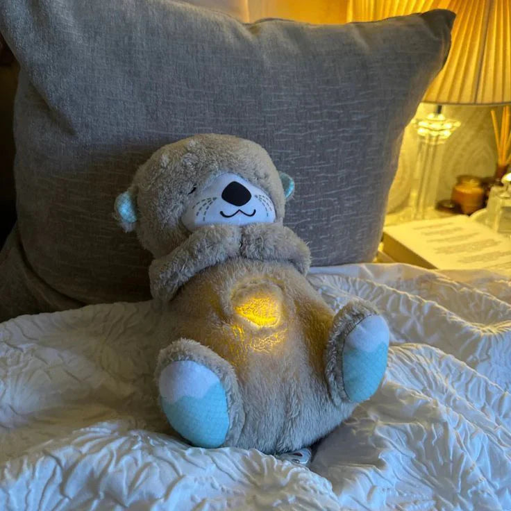 Breathing Teddy Bear Plush Toy 30CM | Calming Sleep Soft Toy with Breathing Motion | Anti-Anxiety Comfort Teddy for Kids & Babies