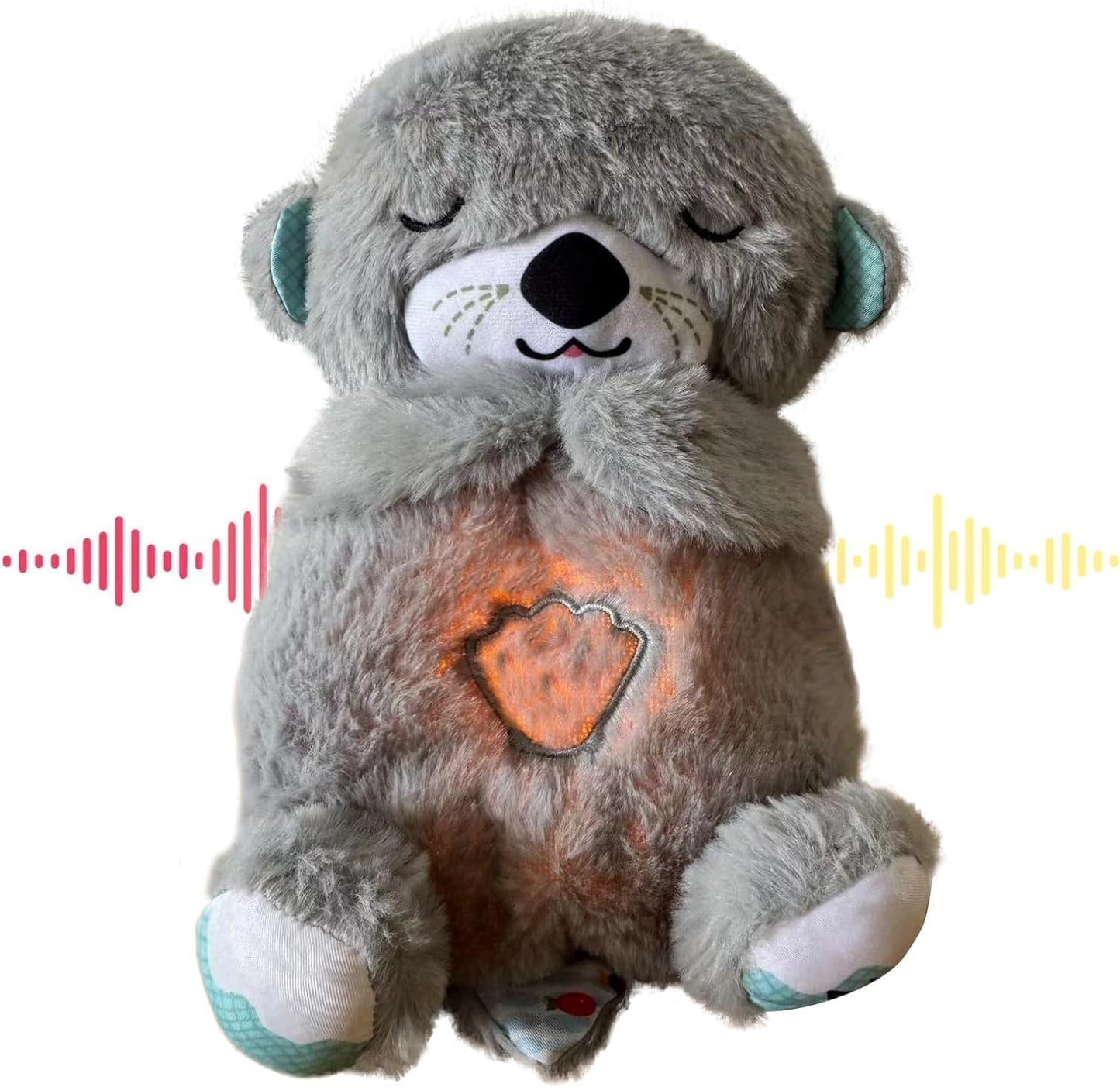 Breathing Teddy Bear Plush Toy 30CM | Calming Sleep Soft Toy with Breathing Motion | Anti-Anxiety Comfort Teddy for Kids & Babies