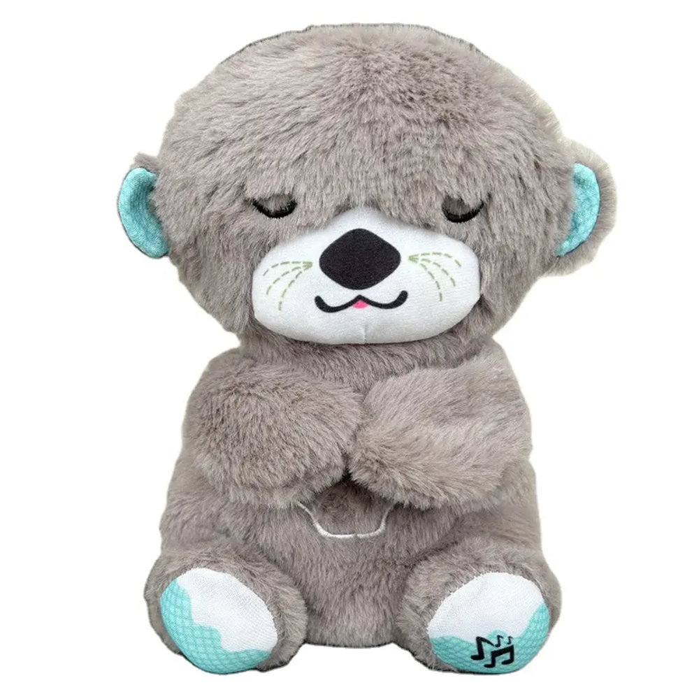 Breathing Teddy Bear Plush Toy 30CM | Calming Sleep Soft Toy with Breathing Motion | Anti-Anxiety Comfort Teddy for Kids & Babies