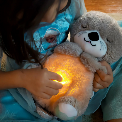 Breathing Teddy Bear Plush Toy 30CM | Calming Sleep Soft Toy with Breathing Motion | Anti-Anxiety Comfort Teddy for Kids & Babies