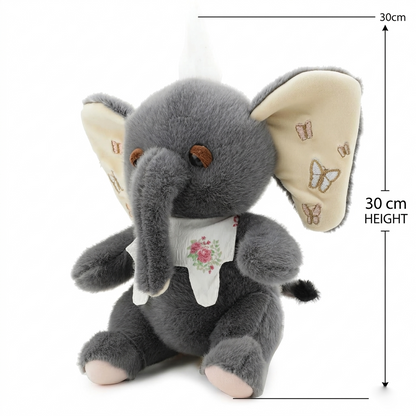 Butterfly Elephant Plush Toy 30CM | Cute Soft Elephant with Wings | Baby Safe Stuffed Animal Gift for Kids