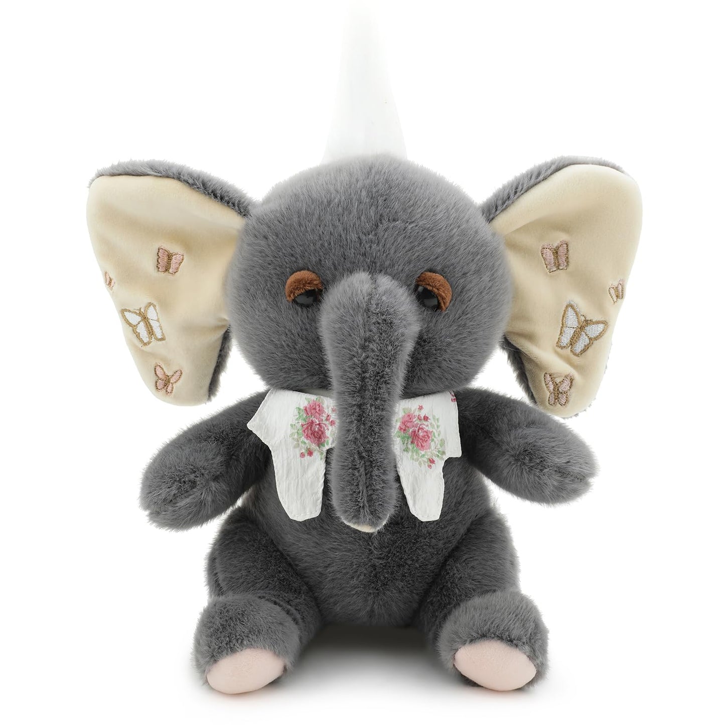 Butterfly Elephant Plush Toy 30CM | Cute Soft Elephant with Wings | Baby Safe Stuffed Animal Gift for Kids