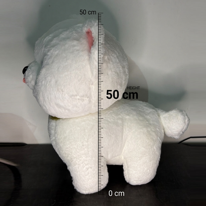 Chow Chow Dog Plush Toy 50CM | Big Fluffy Stuffed Dog Soft Toy | Cute Puppy Teddy Bear for Kids