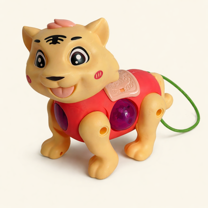 Cute Plastic Walking & Dancing Toy Animal Lion Pet Simba With Light & Music For Kids