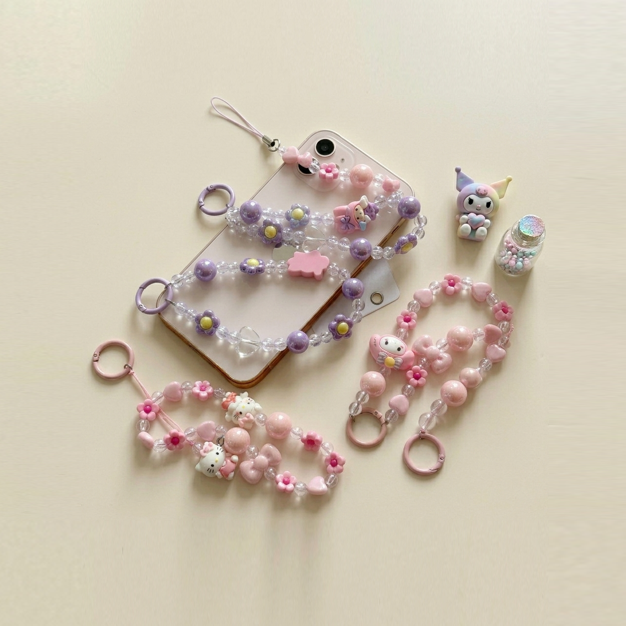 Cool Bracelet Phone Charm / Keychain