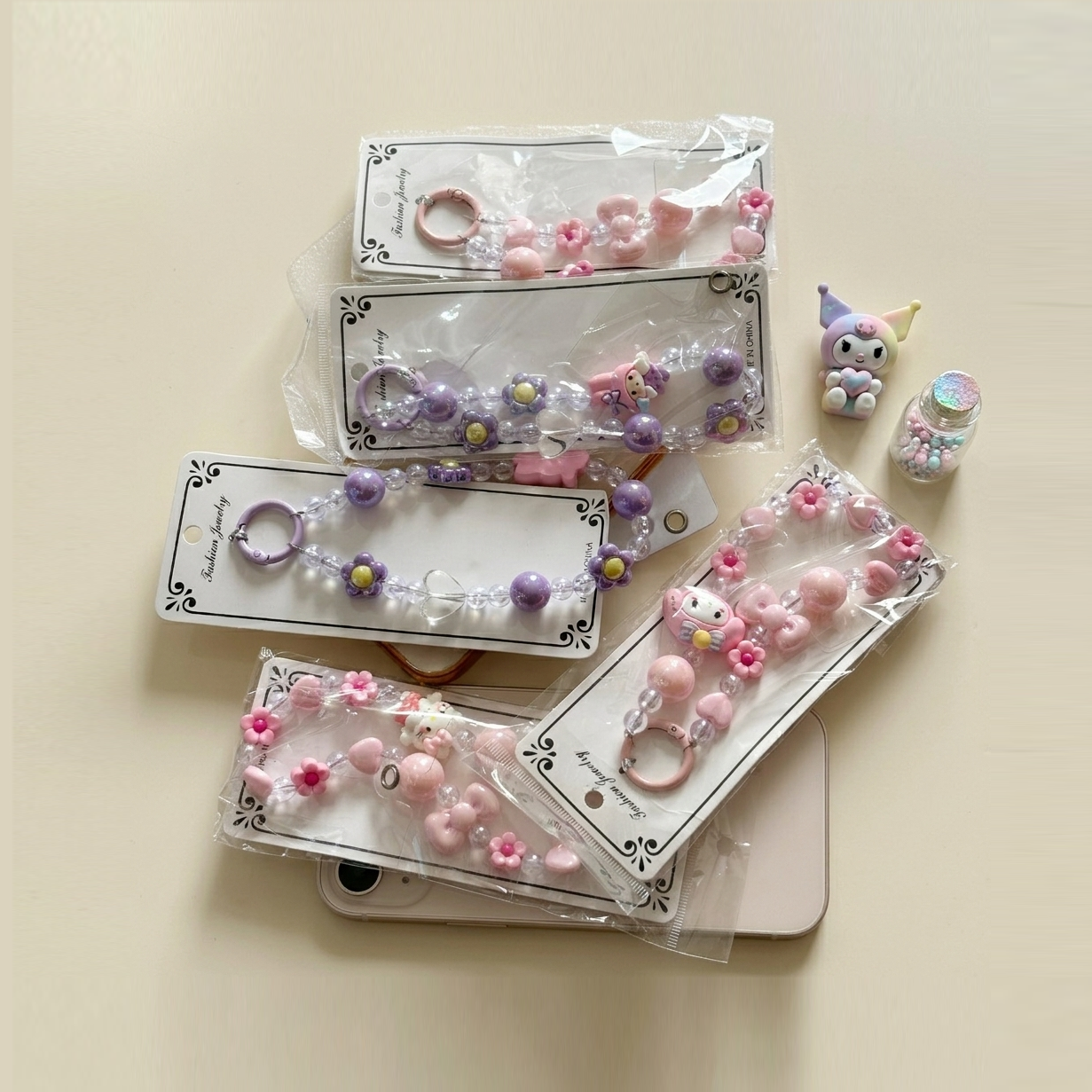 Cool Bracelet Phone Charm / Keychain