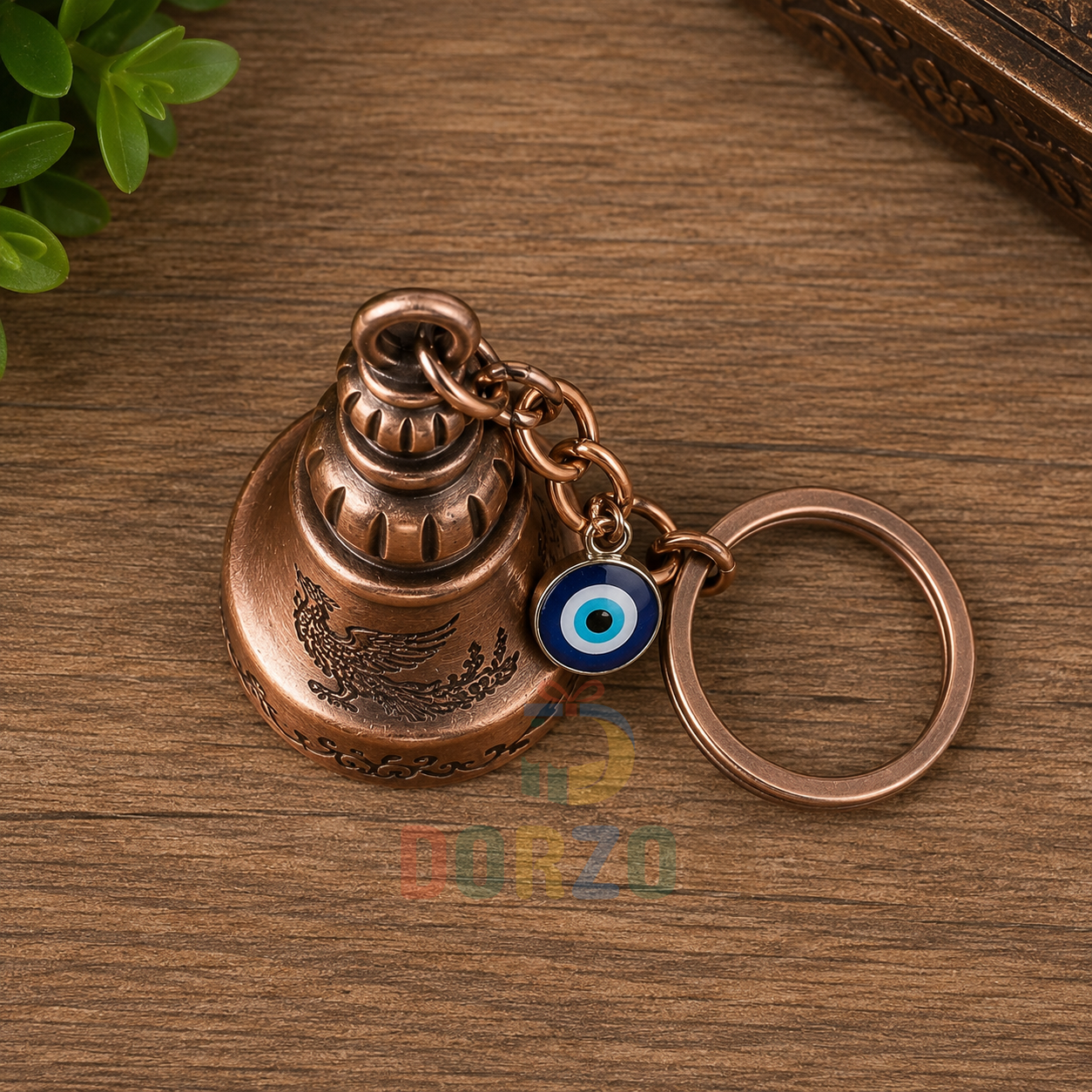Guardian Bell Keychain | Lucky Riding Bell Keyring for Bikes & Cars | Protection Charm Keychain Gift