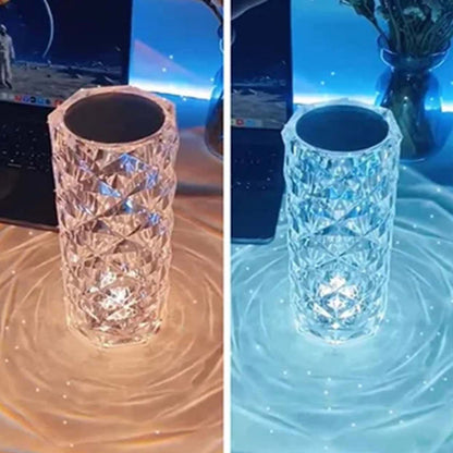 Crystal Diamond Table Lamp