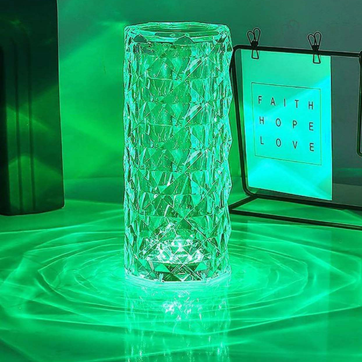 Crystal Diamond Table Lamp