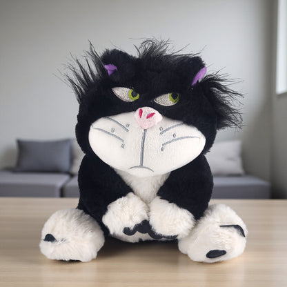 Angry Cat Plush Toy Lucifer 30CM | Cute Cartoon Cat Soft Toy | Funny Expression Stuffed Animal for Kids