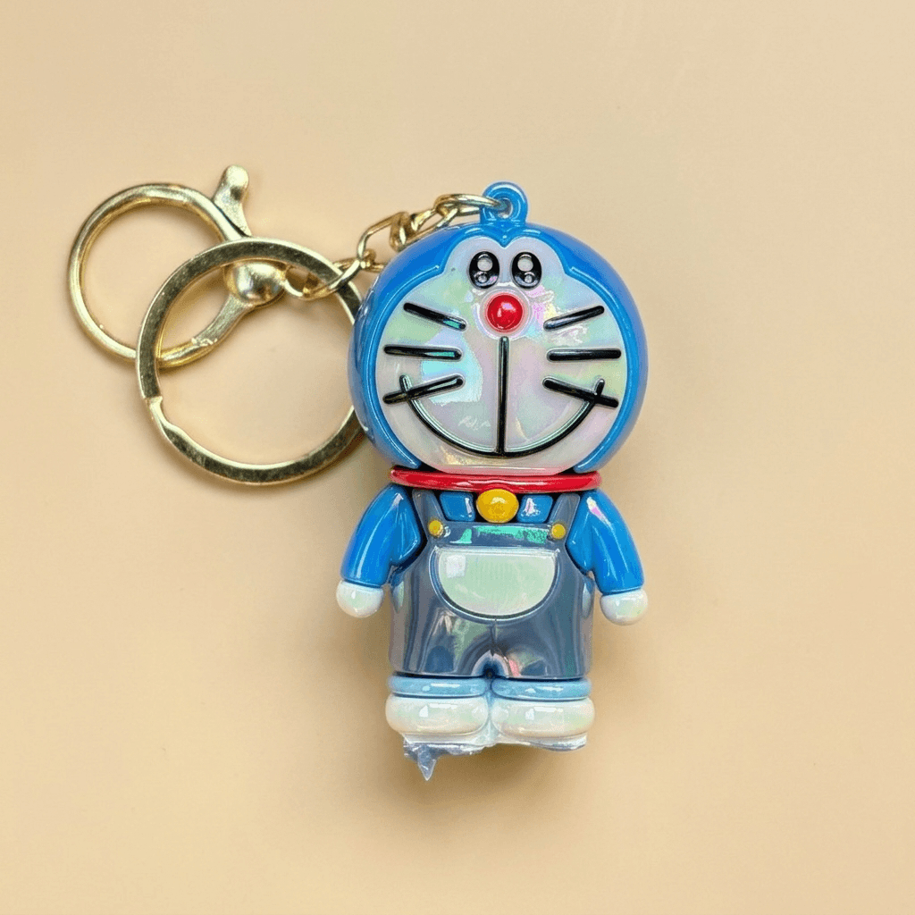 Doraemon Character Keychain | Cute Doraemon Cartoon Keyring for Bags & Keys | Kids Gift