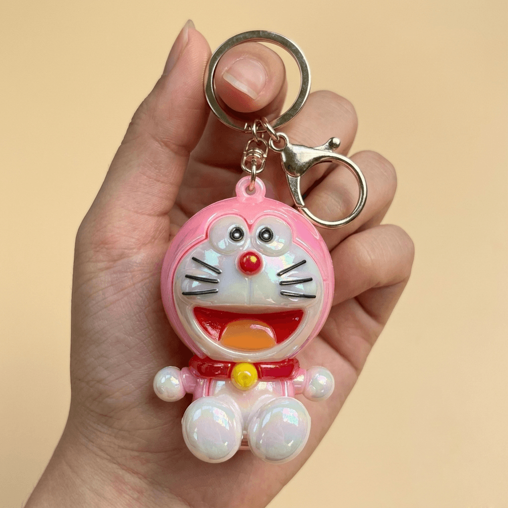 Doraemon Character Keychain | Cute Doraemon Cartoon Keyring for Bags & Keys | Kids Gift