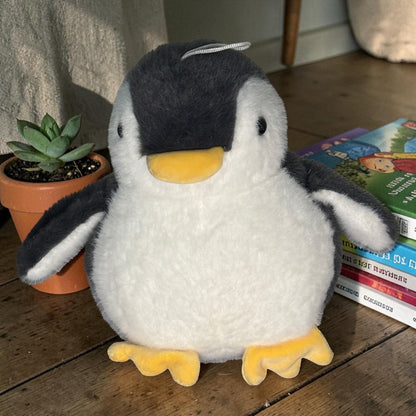 Teddy Bear Penguin Plush Toy 25CM | Flippered Penguin Soft Toy | Cute Stuffed Animal for Kids