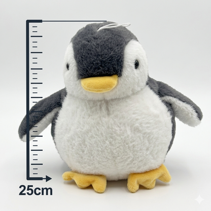 Teddy Bear Penguin Plush Toy 25CM | Flippered Penguin Soft Toy | Cute Stuffed Animal for Kids