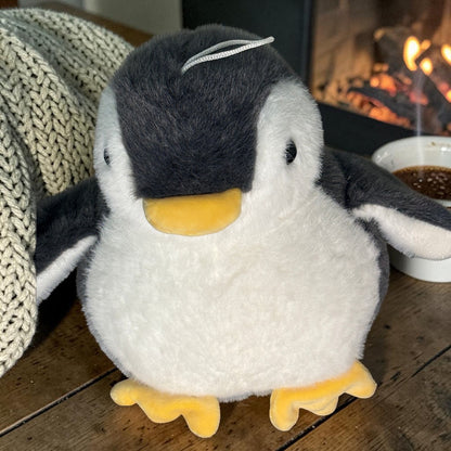 Teddy Bear Penguin Plush Toy 25CM | Flippered Penguin Soft Toy | Cute Stuffed Animal for Kids