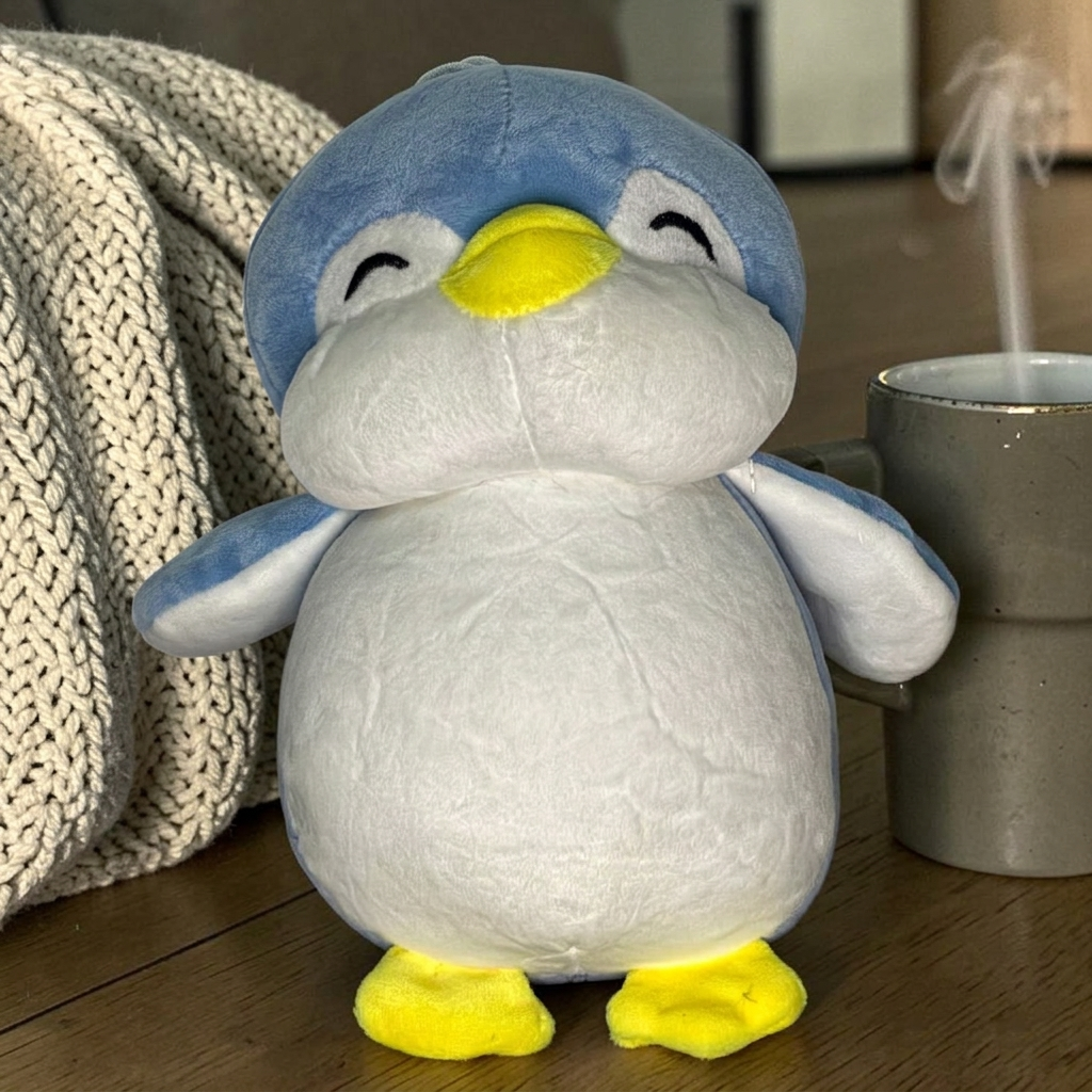 Fatty Penguin Plush Toy 25CM | Cute Chubby Penguin Soft Toy | Stuffed Animal Gift for Kids