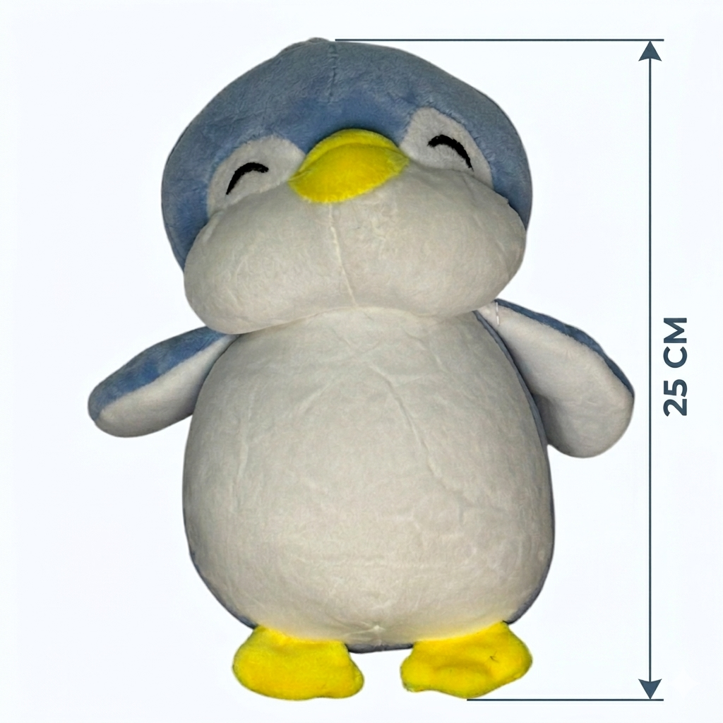 Fatty Penguin Plush Toy 25CM | Cute Chubby Penguin Soft Toy | Stuffed Animal Gift for Kids