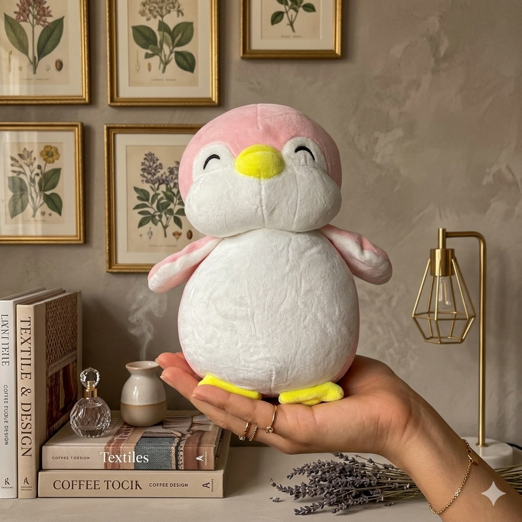 Fatty Penguin Plush Toy 25CM | Cute Chubby Penguin Soft Toy | Stuffed Animal Gift for Kids