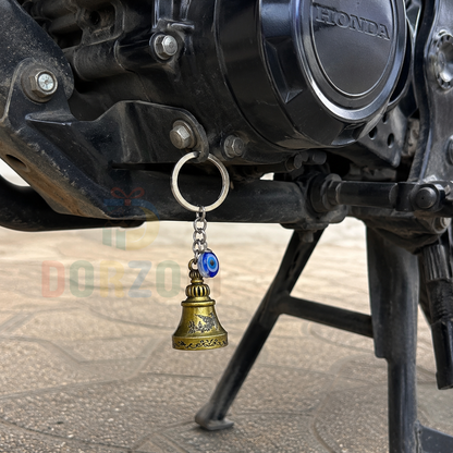 Guardian Bell Keychain | Lucky Riding Bell Keyring for Bikes & Cars | Protection Charm Keychain Gift