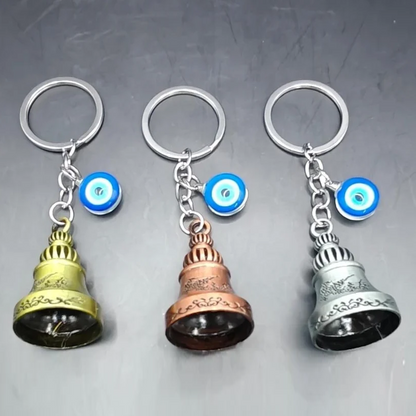 Guardian Bell Keychain | Lucky Riding Bell Keyring for Bikes & Cars | Protection Charm Keychain Gift
