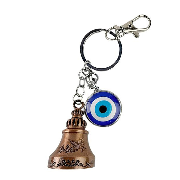 Guardian Bell Keychain | Lucky Riding Bell Keyring for Bikes & Cars | Protection Charm Keychain Gift