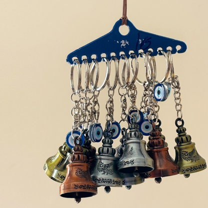 Guardian Bell Keychain | Lucky Riding Bell Keyring for Bikes & Cars | Protection Charm Keychain Gift