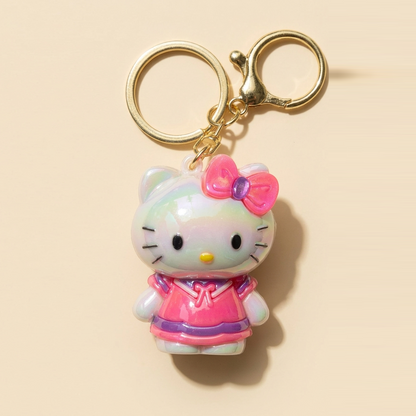 Hello Kitty 3D Cartoon Charm Keychain | Cute Kawaii Keyring for Bags & Keys | Girls Gift