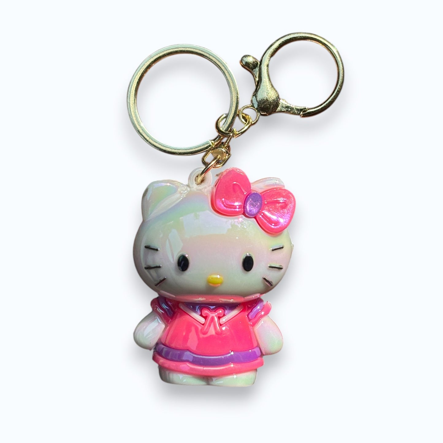 Hello Kitty 3D Cartoon Charm Keychain | Cute Kawaii Keyring for Bags & Keys | Girls Gift