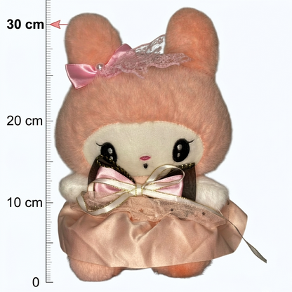 Queen Kuromi Plush Toy 30CM | Cute Cartoon Character Soft Toy | Kawaii Stuffed Doll