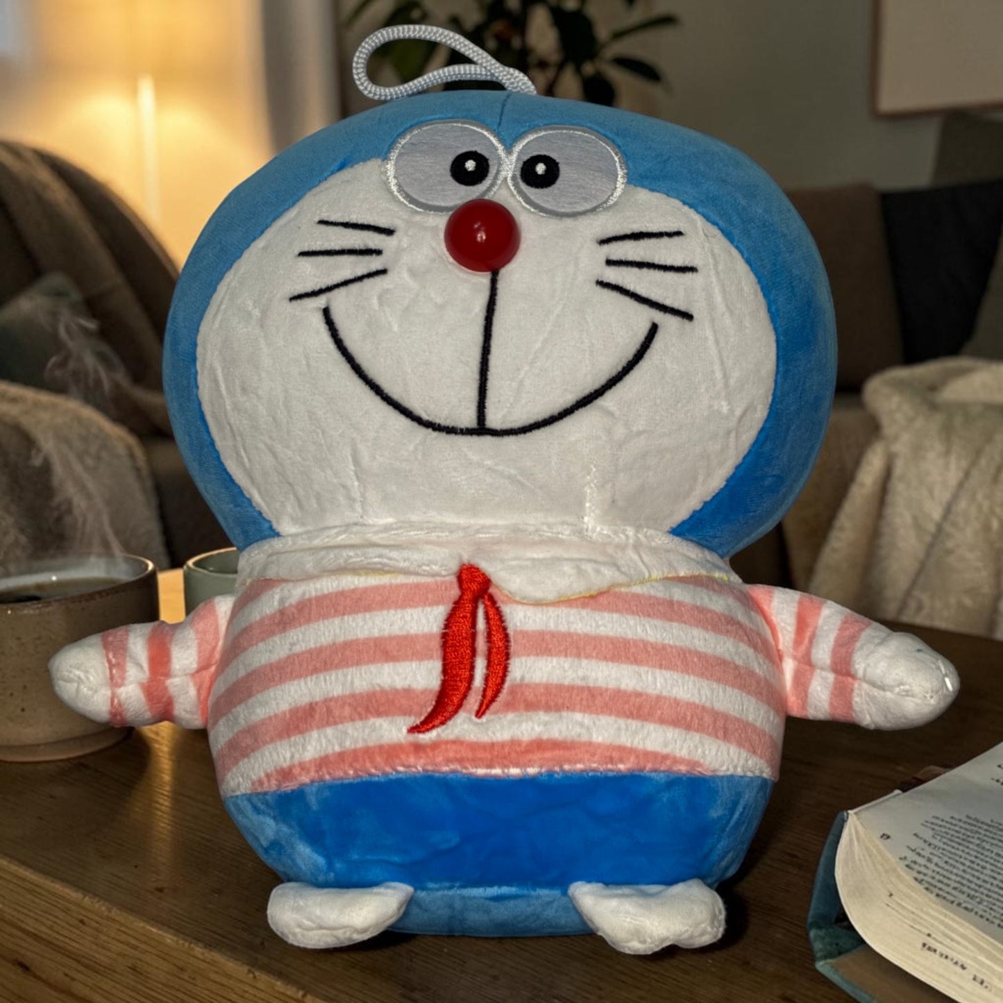 Line Doraemon Plush Soft Toy 30CM | Cute Cartoon Doraemon Teddy | Kawaii Stuffed Animal for Kids
