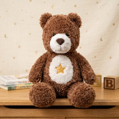 Night Light Projector Teddy Bear 38CM | Starry Sky Projection Plush Toy | Sleep Soft Toy for Kids & Babies