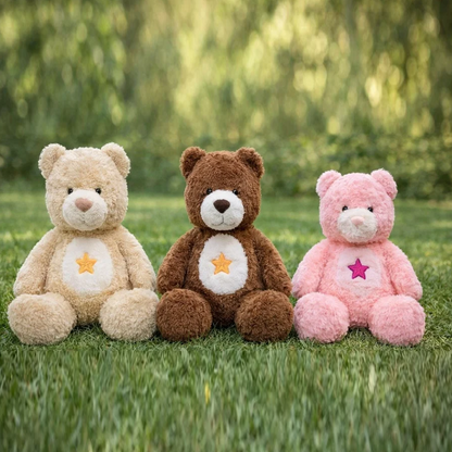 Night Light Projector Teddy Bear 38CM | Starry Sky Projection Plush Toy | Sleep Soft Toy for Kids & Babies