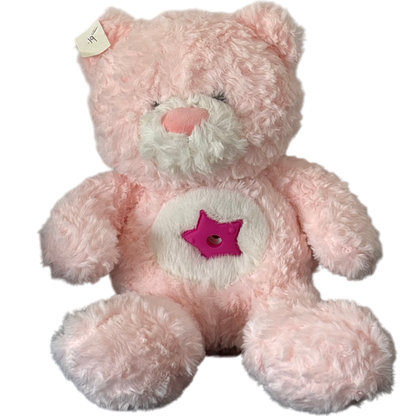 Night Light Projector Teddy Bear 38CM | Starry Sky Projection Plush Toy | Sleep Soft Toy for Kids & Babies