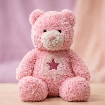 Night Light Projector Teddy Bear 38CM | Starry Sky Projection Plush Toy | Sleep Soft Toy for Kids & Babies