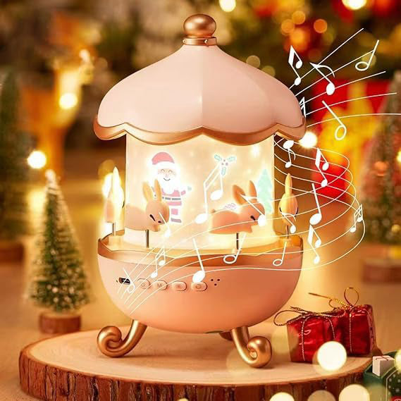 Rabbit Star Projector Night Light Lamp