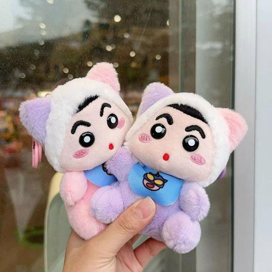 Shinchan Soft Keychain | Cute Shinchan Plush Keychain for Bags & Keys | Cartoon Keyring for Kids & Girls