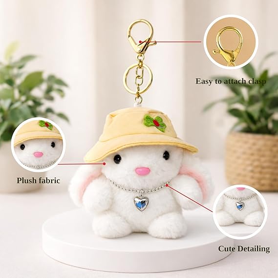 Soft Bear Bunny Plush Toy | Cute Bunny Teddy Bear Soft Toy for Kids & Girls | Kawaii Stuffed Animal Gift