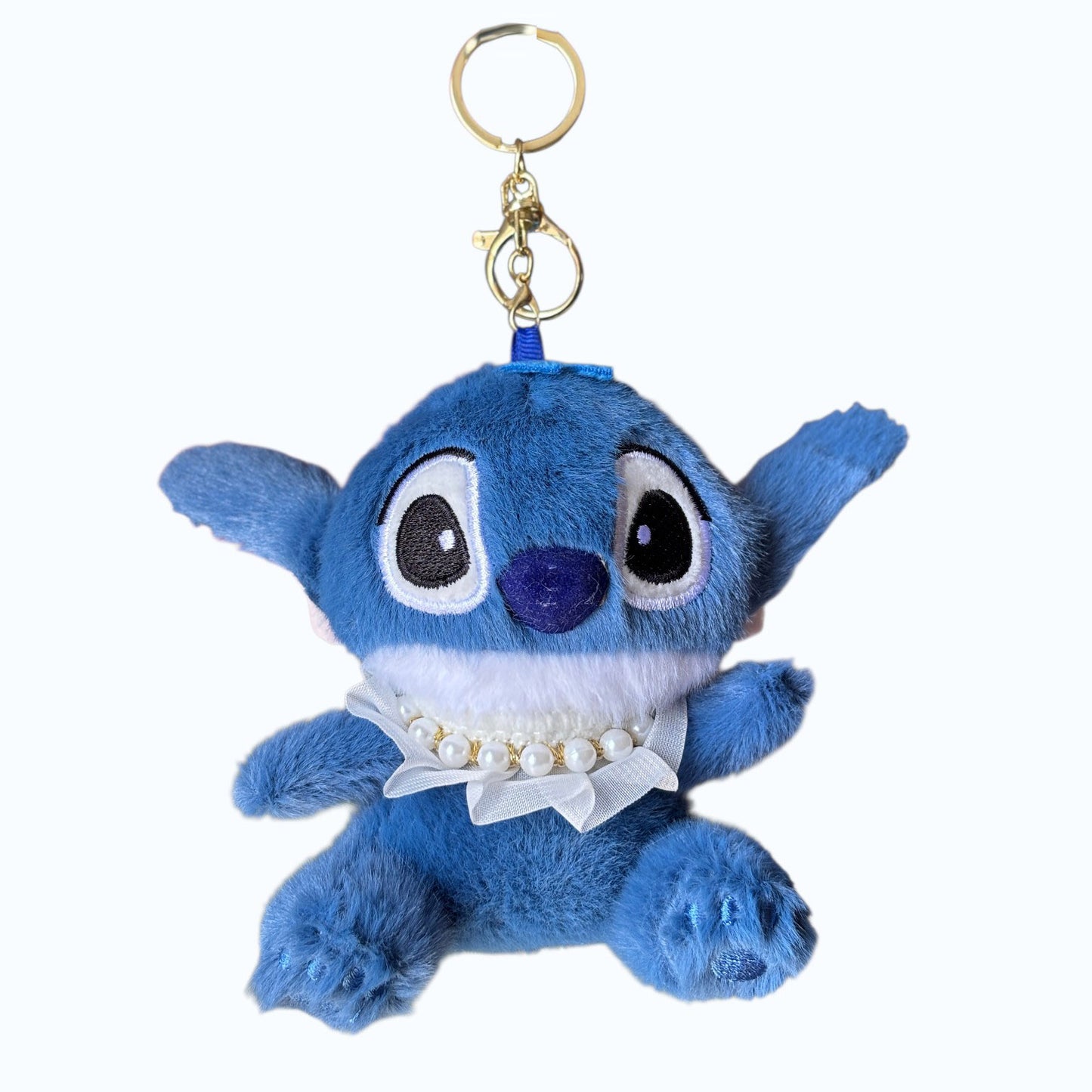 Stitch Soft Keychains | Cute Cartoon Stitch Plush Keychain for Bags & Keys | Kawaii Keyring for Kids & Girls