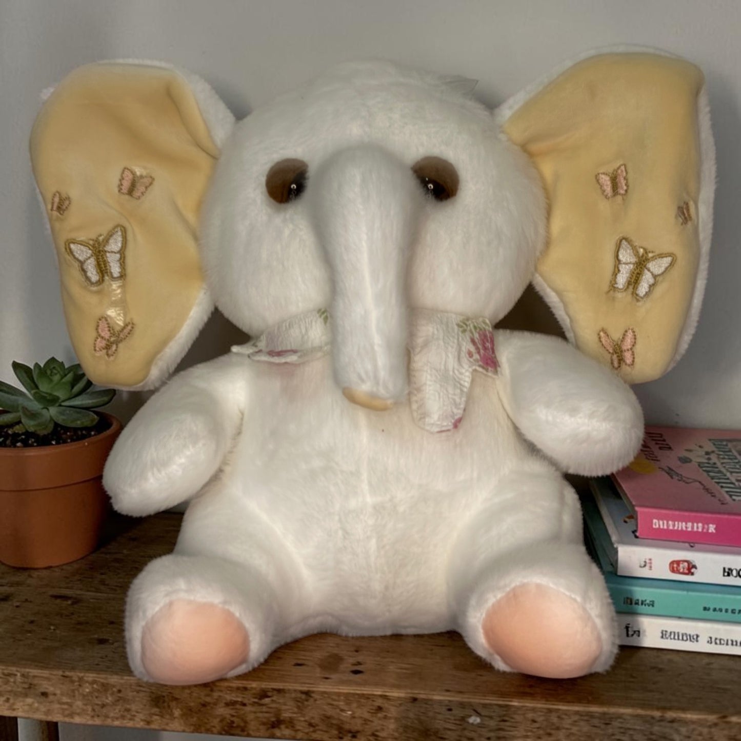 Butterfly Elephant Plush Toy 30CM | Cute Soft Elephant with Wings | Baby Safe Stuffed Animal Gift for Kids