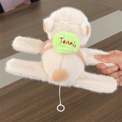 Capybara Plush Bracelet Toy | Wag Tail Capybara Wrist Plush | Cute Animal Slap Bracelet for Kids & Girls